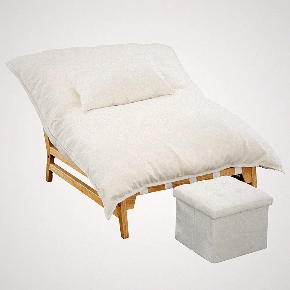 Docred Oversized 49.4" Wide Chaise Lounge & Recliner Chair for Ultimate Comfort.