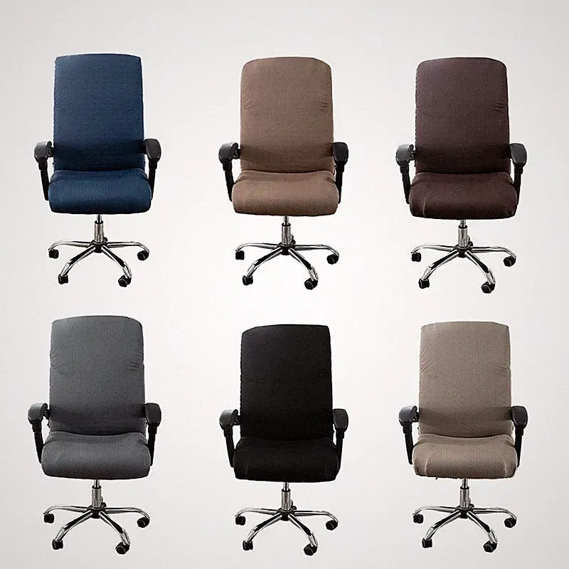 Easy-Going Office Chair Cover Water Resistant Slipcover with Anti-Slip Buckle