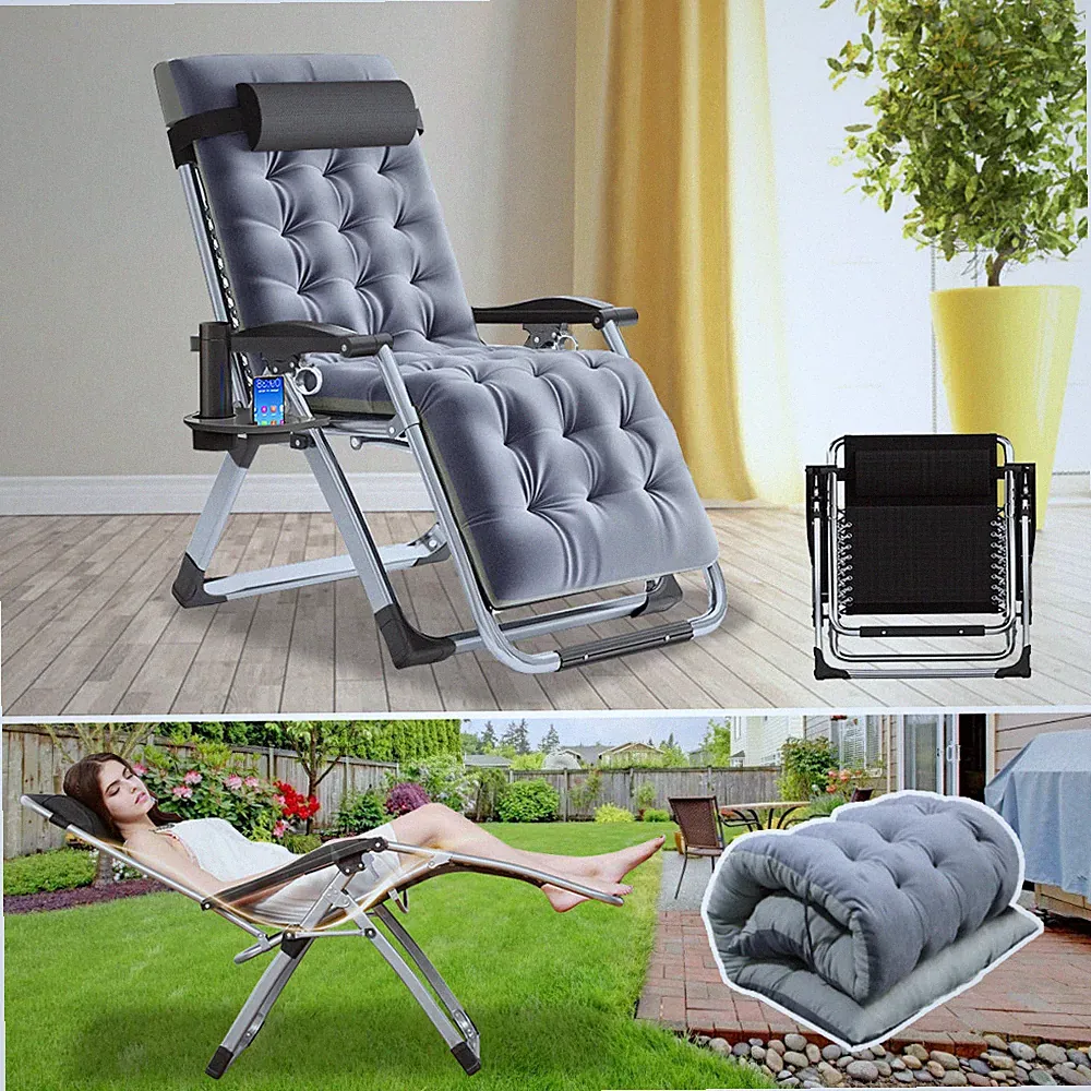 NAIZEA Foldable Zero Gravity Chair For Women&Men Office Outdoor Recliner Chair