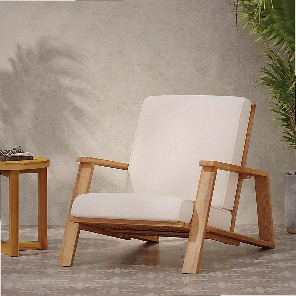 Upholstered Accent Chaise Lounge Chair for Living Room, Office, and Patio